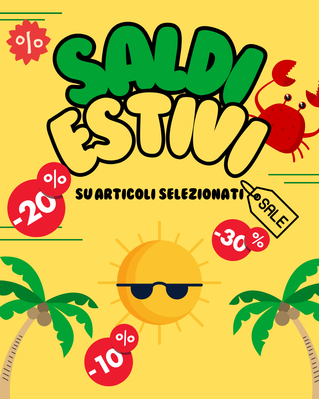 Saldi fine stagione!!!